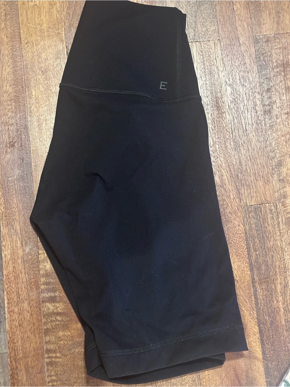 Everlane Black High-Rise Bike Shorts